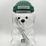 Starbucks Bearista Bear Glass Tumbler