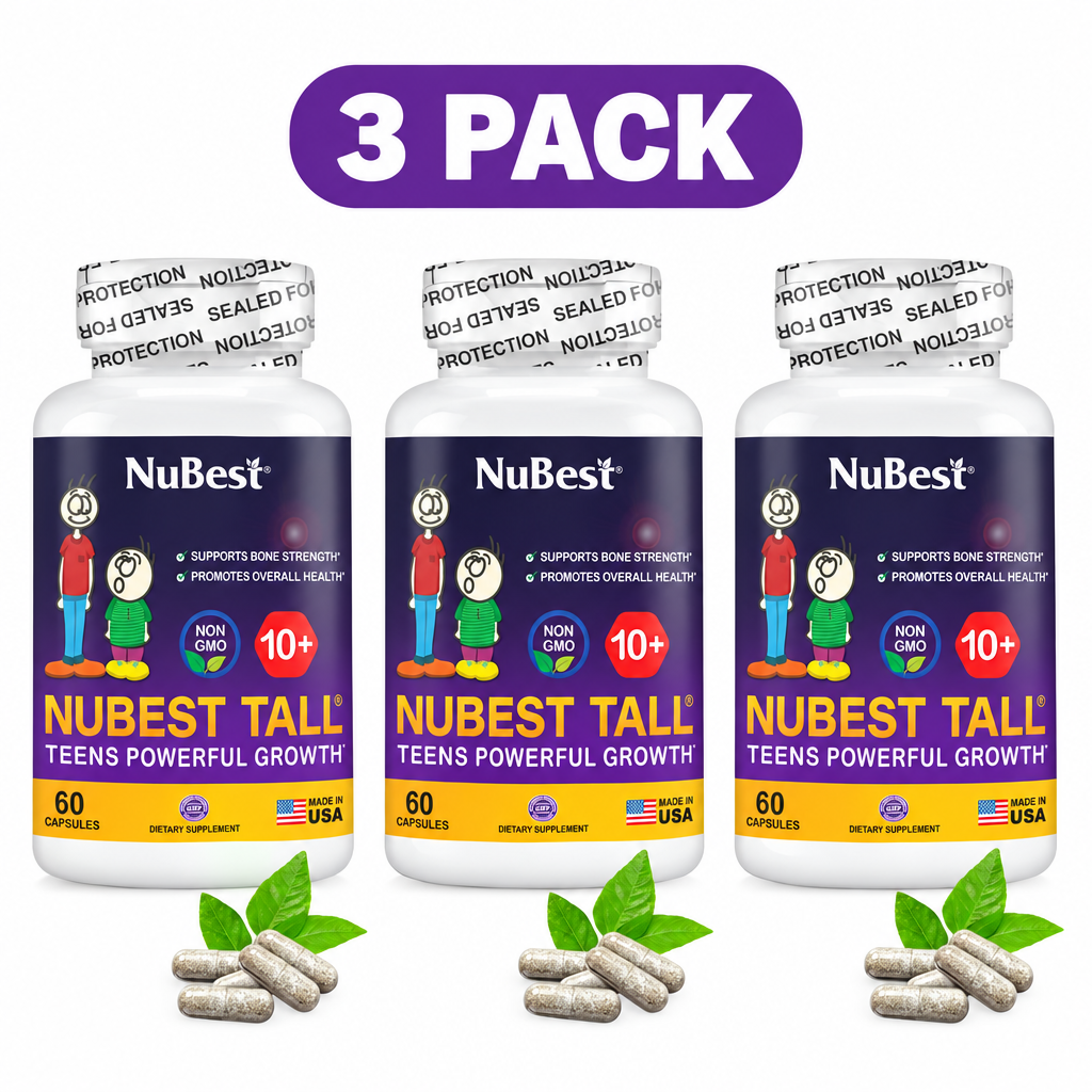 NuBest Tall 10+ Teens Growth Formula 60 Capsules ( Pack of 3 )