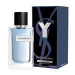 Yves Saint Laurent Y Eau de Toilette 100ml bottle and navy blue box