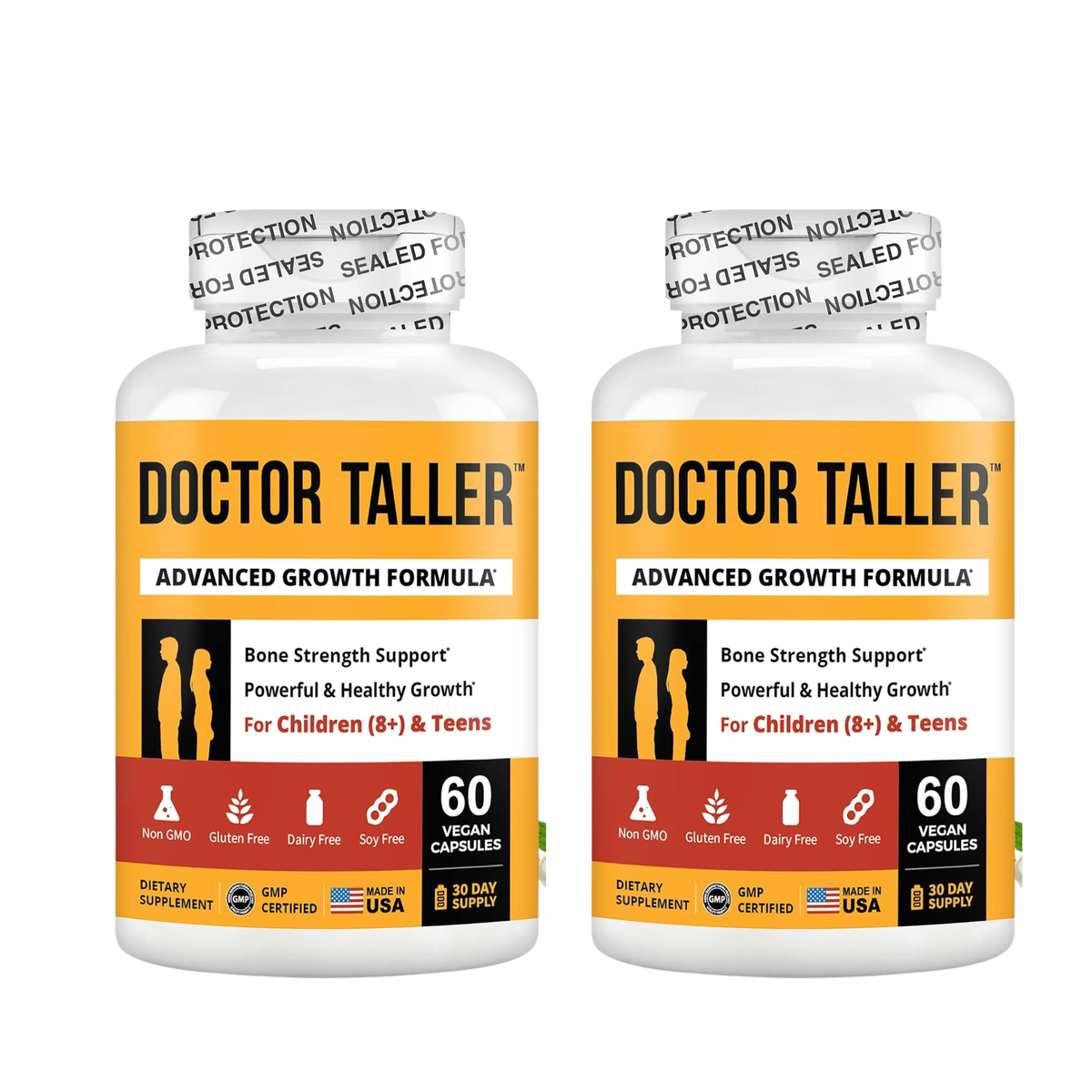 Doctor Taller Advanced Growth Formula for Bone Strength — 60 Vegan Capsules