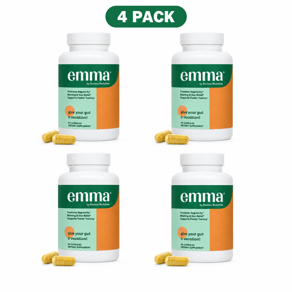 Emma Gut Health Support 60 Capsules ( Pack of 4 )