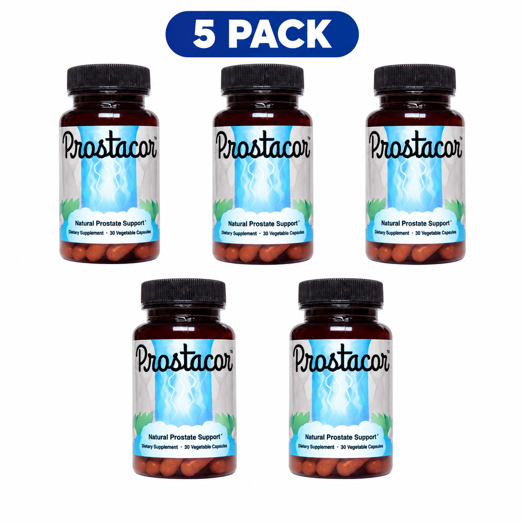 Prostacor Natural Prostate Support 30 Capsules ( Pack of 5 )
