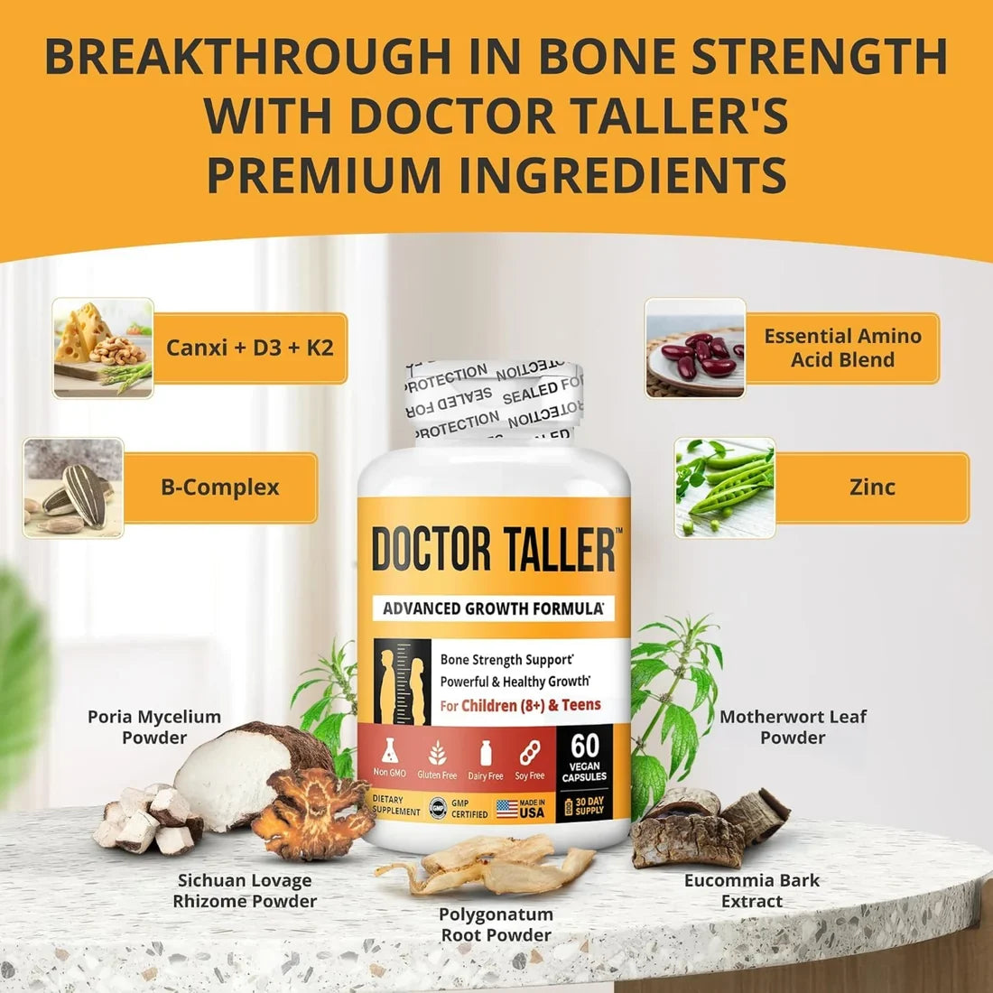 Doctor Taller Advanced Growth Formula 60 Capsules
