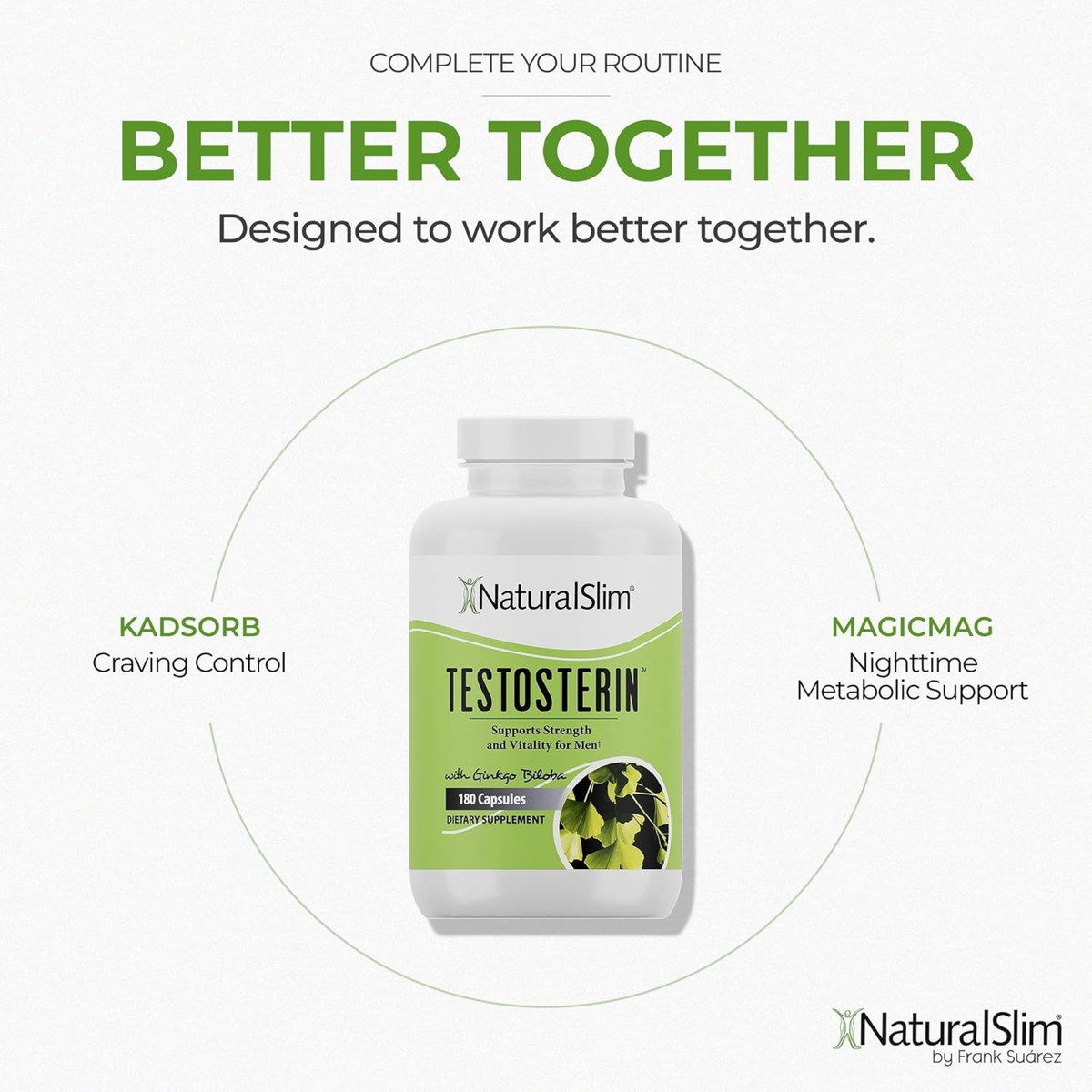 NaturalSlim Testosterin | 180 Capsules