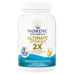 Nordic Naturals Ultimate Omega 2X Lemon 60 Softgels