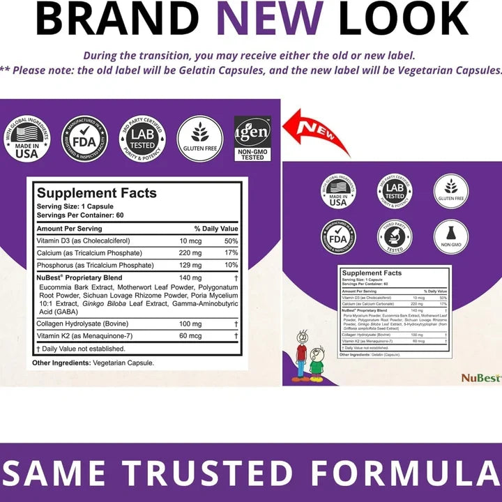 NuBest Tall 10+ Teens Growth Formula 60 Capsules