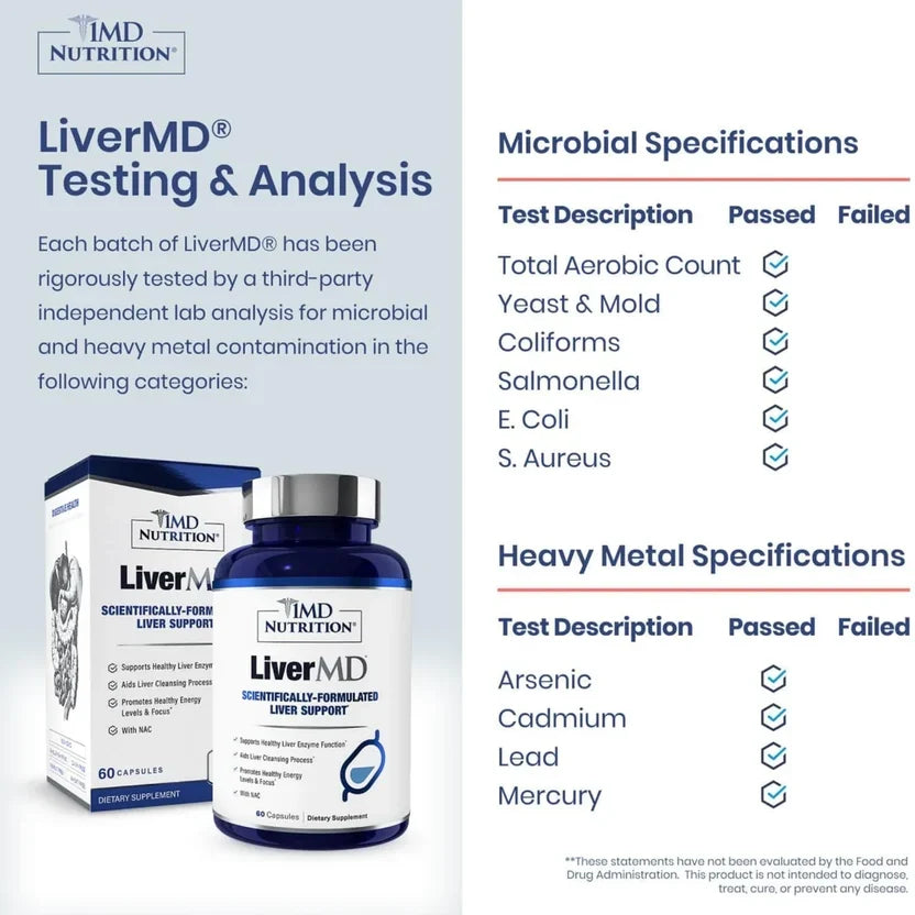 Liver Support NAC & ALA 60 Capsules