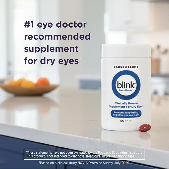Blink NutriTears Dry Eye Support 50 Softgels