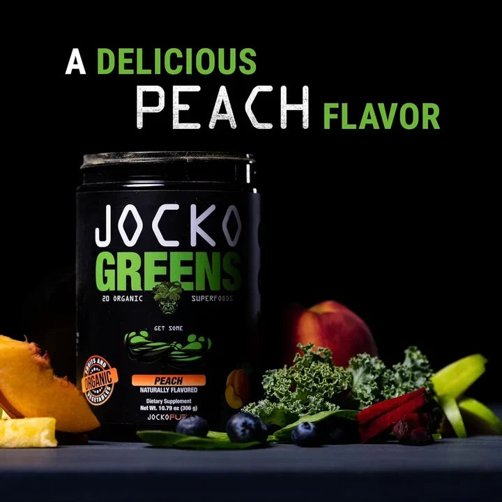 Jocko Greens Peach Organic Superfood Powder