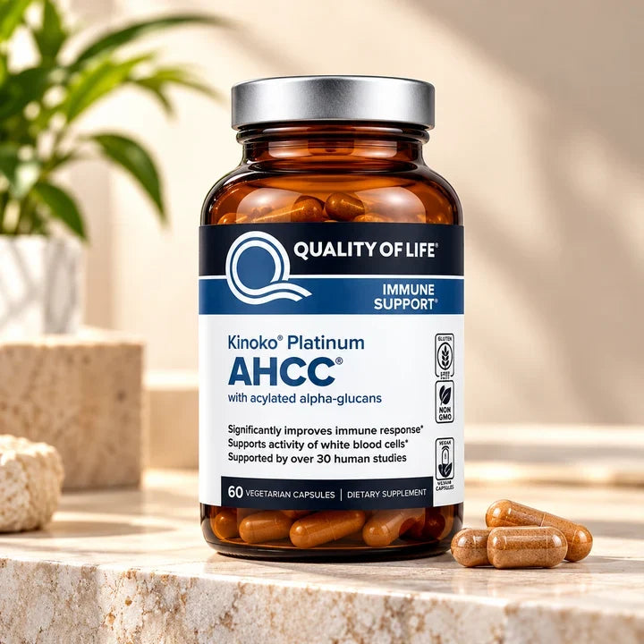 AHCC Immune Support 60 Vegicaps ( Pack of 2 )