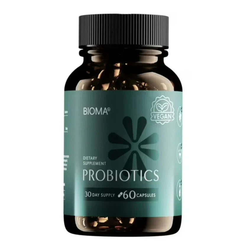 BIOMA Probiotics Digestive & Gut Support 60 Capsules