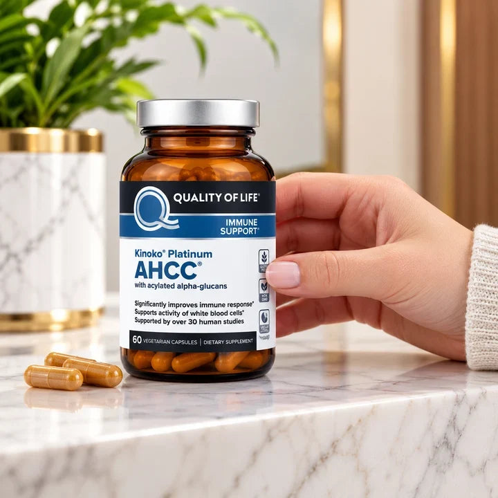 AHCC Immune Support 60 Vegicaps ( Pack of 2 )