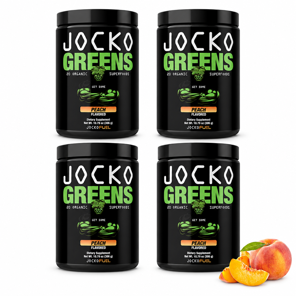 Jocko Greens Peach Organic Superfood Powder ( Pack of 4 )