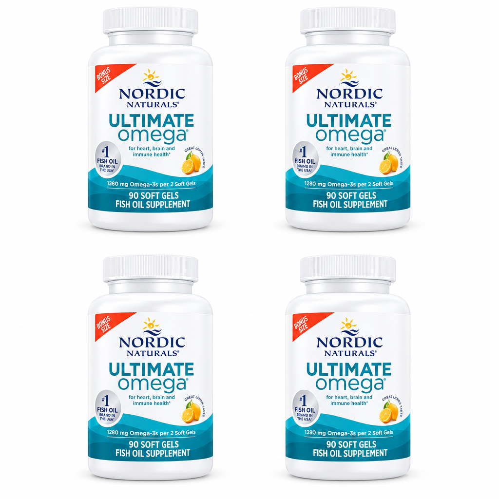 Nordic Naturals Ultimate Omega 1280mg ( Pack of 4 )