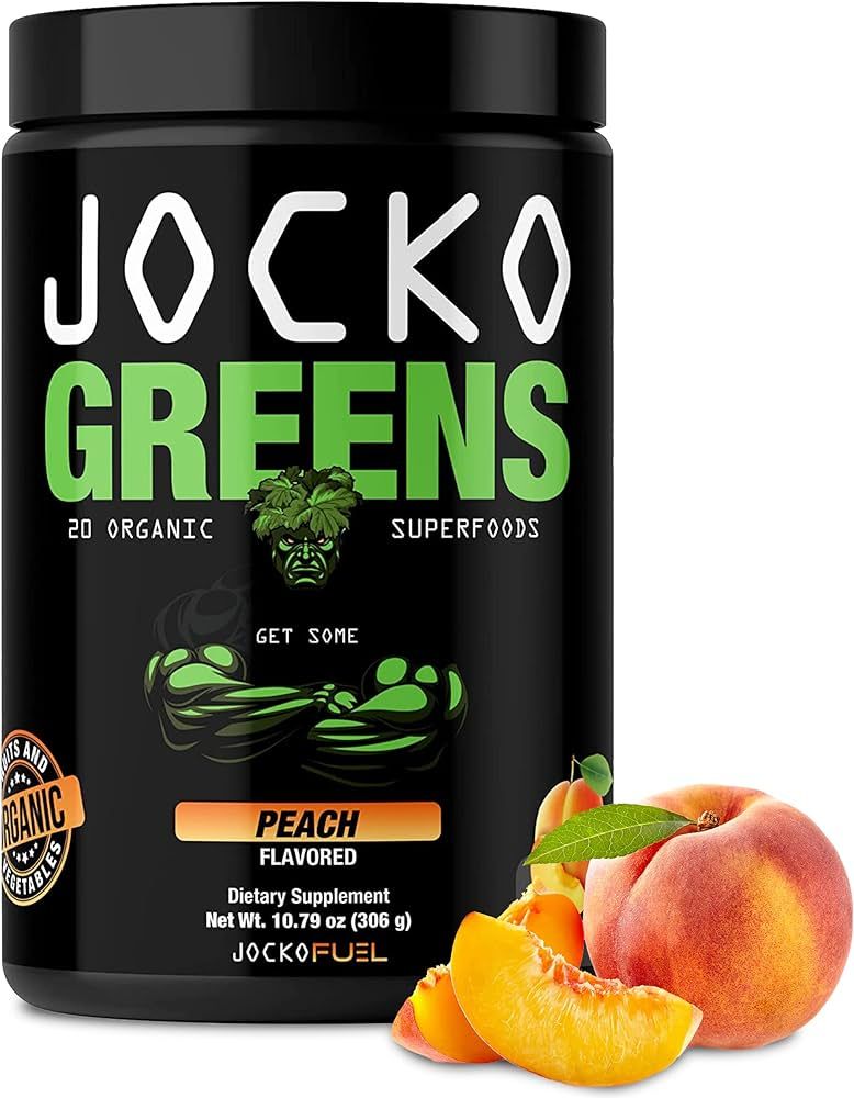Jocko Greens Peach Organic Superfood Powder ( Pack of 3 )