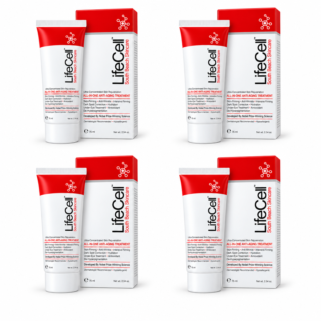 LifeCell All-In-One Skin Tightening Treatment ( Pack of 4 )