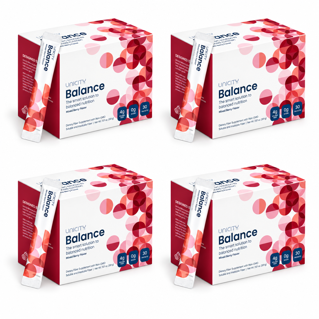 Unicity Balance Mixed Berry 30 Packets ( Pack of 4 )