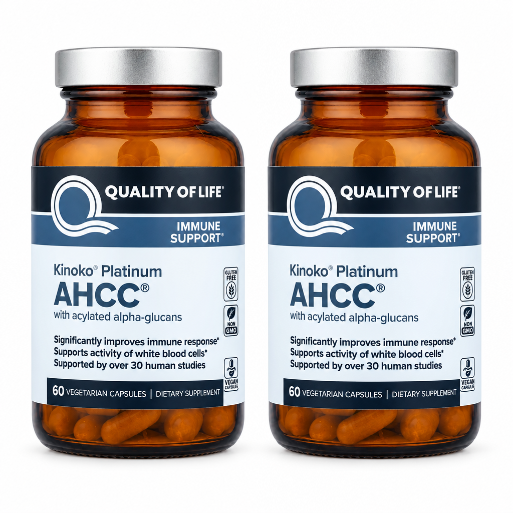 AHCC Immune Support 60 Vegicaps ( Pack of 2 )